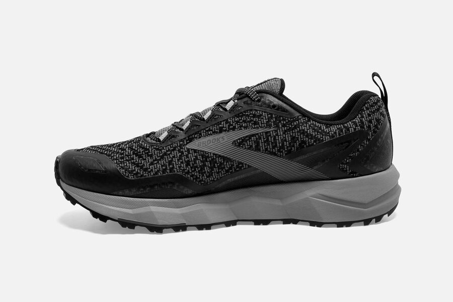 Brooks Divide Trail Loopschoenen Heren - Zwart/Grijs - 096823DXQ